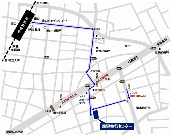 東京地方裁判所本庁　アクセスマップ